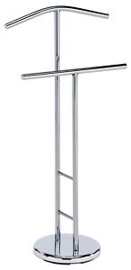 Autronic - Nemý sluha, výška 104 cm, kovová konštrukcia, lesklý chróm, nosnosť 5 kg - 83989 CR