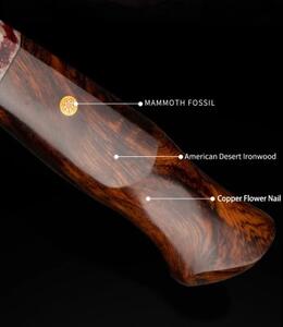 KnifeBoss kuchársky damaškový nôž Master Chef 8.5 (220 mm) Ironwood
