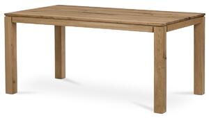 Autronic - Stůl jídelní 160x90x75 cm, masiv dub, povrchová úprava olejem - DS-F160 DUB AKCE