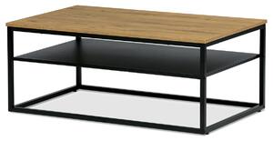 Autronic - Stůl konferenční, MDF deska s dekorem divoký dub, černý kov. - CT-644 OAK