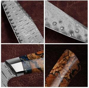 KnifeBoss kuchársky damaškový nôž Chef Boss 9.5 (243 mm) VG-10