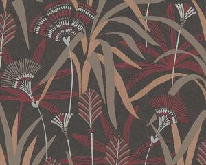 A.S. Création | Vliesová tapeta na stenu French Affair 39936-4 | 0,53 x 10,05 m | čierna, šedá, medená, vínová, biela