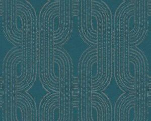 A.S. Création | Vliesová tapeta na stenu French Affair 39937-3 | 0,53 x 10,05 m | vining ivy, metalická