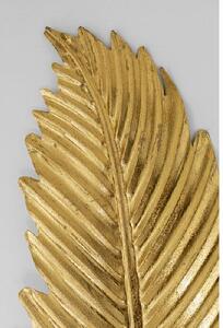 Leaf nástenná dekorácia zlatá