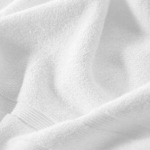 Goldea hebký uterák z organickej bavlny - biely 50 x 100 cm