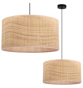 Závesné svietidlo Rattan, 1x ratanové tienidlo, (fi 40cm), b