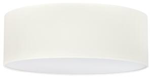 Stropné svietidlo Gaja, 1x krémové textilné tienidlo, (biele plexisklo), (fi 40cm)