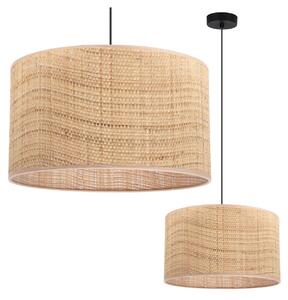 Závesné svietidlo Rattan, 1x ratanové tienidlo, (fi 35cm), b