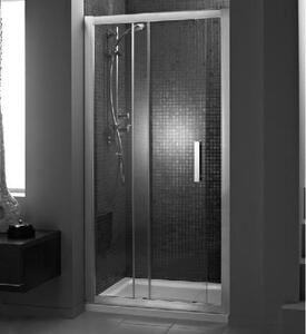 Ideal Standard Synergy - Sprchové dvere posuvné, dvojdielne, 1370-1420 mm, lesklý hliník/číre sklo L6395EO