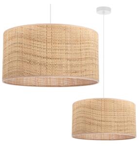 Závesné svietidlo Rattan, 1x ratanové tienidlo, (fi 40cm), w