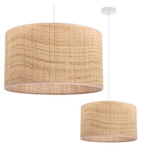 Závesné svietidlo Rattan, 1x ratanové tienidlo, (fi 35cm), w