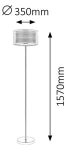 Stojanová lampa IP20, 1 x E27