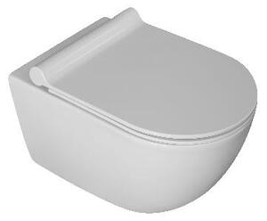 Kielle Gaia - Závesné WC s doskou SoftClose, Rimless, biela 30115000
