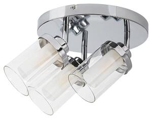 Kúpeľňové stropné svietidlo IP44, 3 x G9
