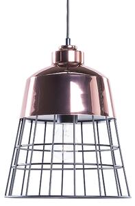 Závesná stropná lampa medená kovové tienidlo s 1 svetlom industriálny štýl obývačka jedáleň