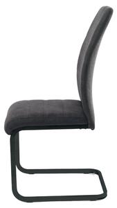 Jedálenská stolička JANIE sivá/čierna