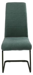 Jedálenská stolička JANIE zelenomodrá/čierna
