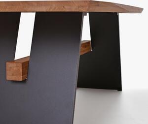 Jedálenský stôl s kovovými nohami (Oscar 200)