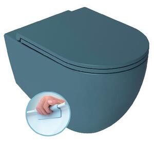 Sapho Isvea - Závesné WC INFINITY, Rimless, zelená petrol 10NF02001-2P