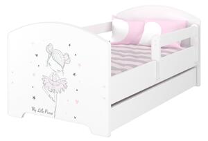 Babyboo Detská posteľ 140 x 70 cm - Baletka 140x70
