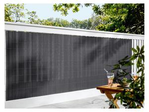 Livarno home Tieniaca clona vo vzhľade bambusu, 100 x 300 cm (sivá) (100371138)