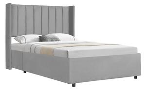 Čalúnená posteľ Savona 140 x 200 cm - bledosivá