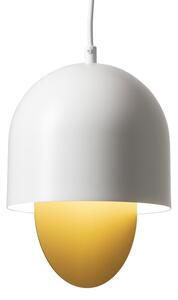 Innolux Závesná lampa Aarre M, bielo-zlatá