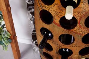 Regál na víno Eisley 99 cm borovica