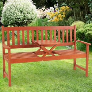 Záhradná lavica so stolčekom - 153 cm