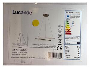 Lucande Lucande - LED Stmievateľný luster na lanku MIRASU LED/58W/230V LW0350 + záruka 3 roky zadarmo