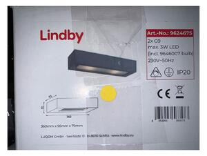 Lindby Lindby - Nástenné svietidlo NELLIE 2xG9/5W/230V LW0986 + záruka 3 roky zadarmo