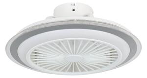 Eglo Eglo 35141-LED Stmievateľný stropný ventilátor ALBUFEIRA 25,5W/230V biela/šedá +DO EG35141 + záruka 3 roky zadarmo