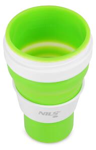 NC4103 SV. ZELENÝ SILIKÓNOVÝ SKLADACÍ HRNČEK 600 ML NILS CAMP