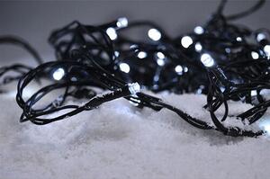 Solight Svetelná vonkajšia reťaz 50 LED s časovačom, 5 m, studená biela