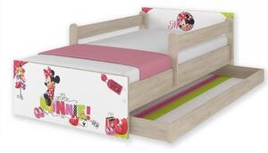 BabyBoo Detská junior posteľ Disney 200x90cm - Minnie + šufík