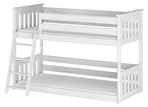 Poschodová posteľ FABIENNE - 80x180, biela