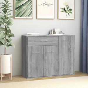 Komoda sivý dub sonoma 88x30x70 cm spracované drevo