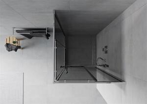 Mexen RIO - Štvorcový sprchovací kút 80x80 cm, šedá, 860-080-080-01-40