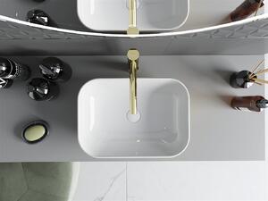 Mexen RITA umývadlo, 45x32 cm, zlatá-biela, 21084554