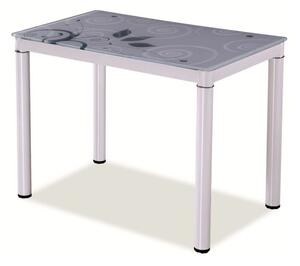 Malý jedálenský stôl HAJK 1 - 80x60, biely