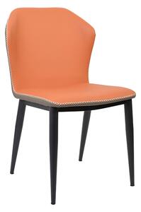Jedálenská oranžová stolička N-859