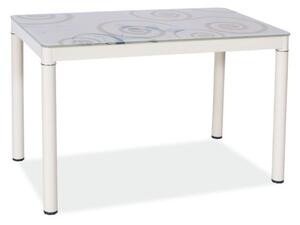 Malý jedálenský stôl HAJK 1 - 80x60, krémový
