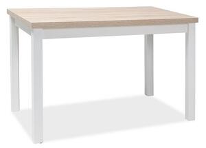 Malý jedálenský stôl ANTHONY - dub sonoma / matný biely
