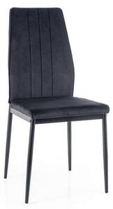 Čalúnená stolička BRITA - čierna