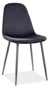 Čalúnená stolička FRESIA - čierna