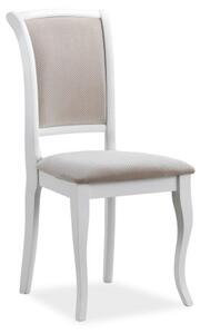 Jedálenská stolička IGNA - biela / béžová