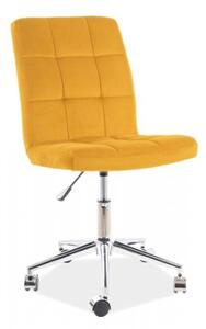 Otočná stolička SKARLET - žltá