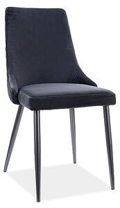 Čalúnená stolička LOTKA 2 - čierna