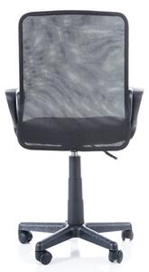 Otočná stolička ELEKTRA - čierna