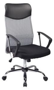 Otočná stolička ESMERA 1 - šedá / čierna